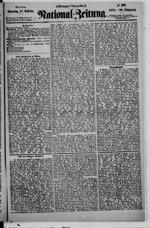 Nationalzeitung on Feb 27, 1870
