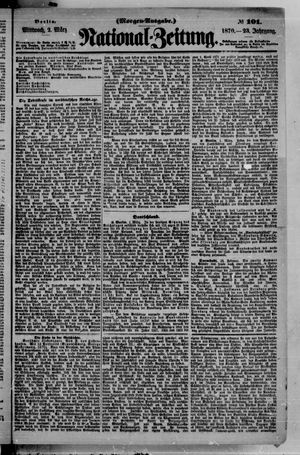 Nationalzeitung vom 02.03.1870