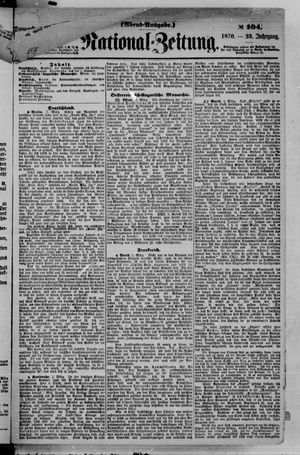 Nationalzeitung vom 03.03.1870