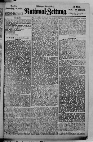 Nationalzeitung vom 10.03.1870