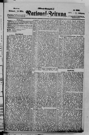 Nationalzeitung vom 16.03.1870