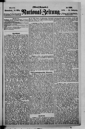 Nationalzeitung vom 19.03.1870