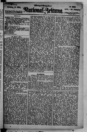 Nationalzeitung vom 20.03.1870