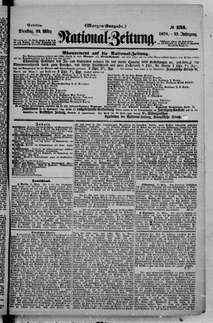 Nationalzeitung vom 22.03.1870