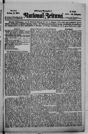 Nationalzeitung on Mar 25, 1870