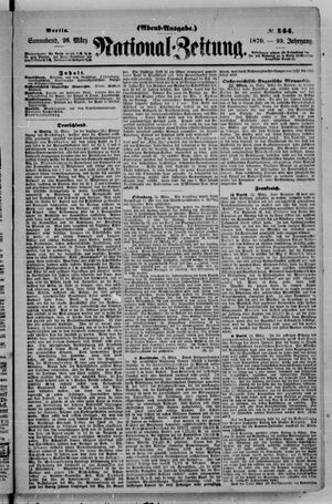 Nationalzeitung vom 26.03.1870