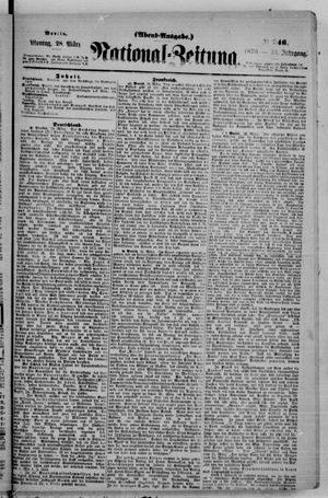 National-Zeitung vom 28.03.1870