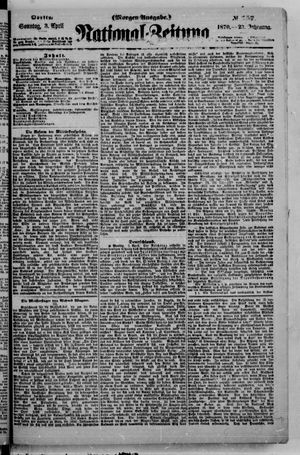 Nationalzeitung vom 03.04.1870