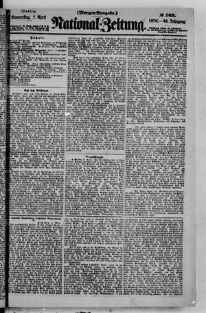 Nationalzeitung vom 07.04.1870