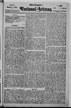 National-Zeitung vom 11.04.1870