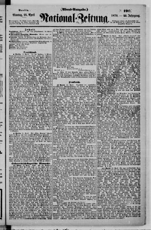 National-Zeitung on Apr 25, 1870