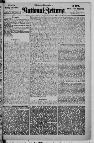 National-Zeitung vom 29.04.1870