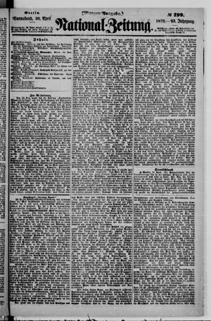 Nationalzeitung vom 30.04.1870