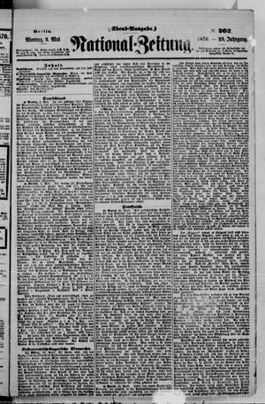 National-Zeitung vom 02.05.1870