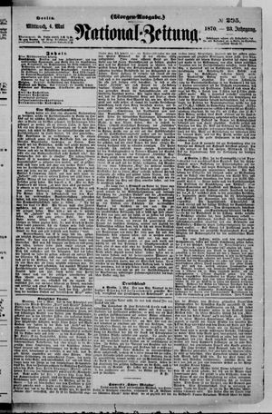 Nationalzeitung vom 04.05.1870