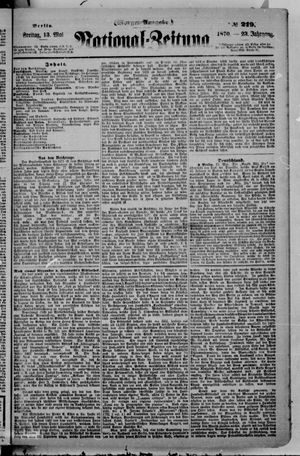Nationalzeitung on May 13, 1870
