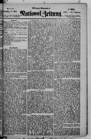 Nationalzeitung vom 17.05.1870