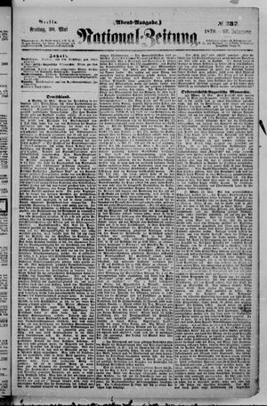 Nationalzeitung on May 20, 1870