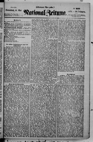 Nationalzeitung on May 21, 1870