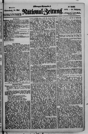 Nationalzeitung on May 28, 1870