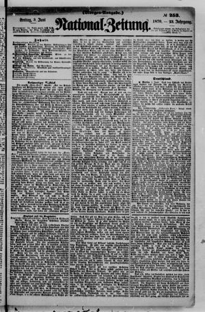 Nationalzeitung vom 03.06.1870