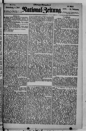 Nationalzeitung vom 04.06.1870