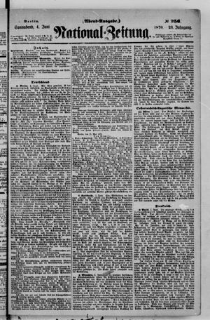 Nationalzeitung vom 04.06.1870