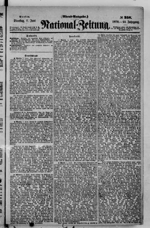 Nationalzeitung on Jun 7, 1870