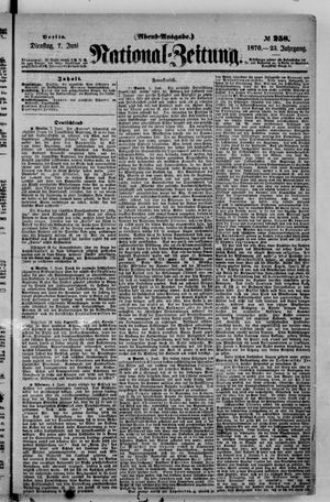 National-Zeitung vom 07.06.1870
