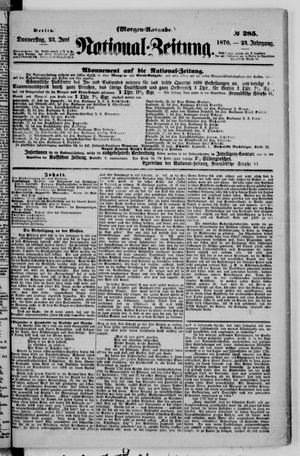 National-Zeitung vom 23.06.1870