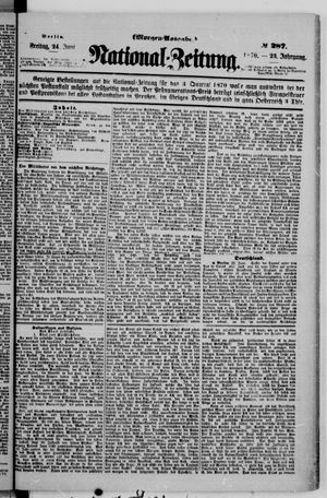 Nationalzeitung vom 24.06.1870