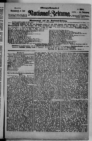 Nationalzeitung vom 02.07.1870