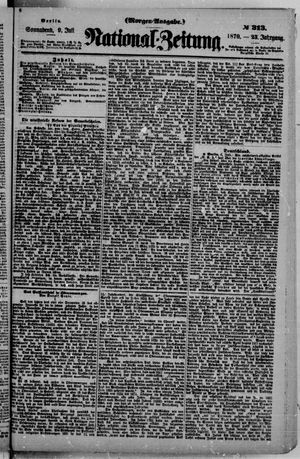 Nationalzeitung vom 09.07.1870