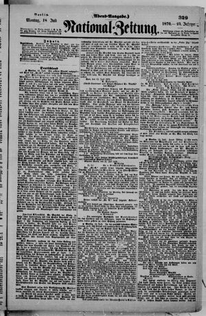 Nationalzeitung on Jul 18, 1870
