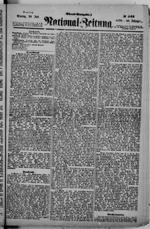 Nationalzeitung on Jul 25, 1870