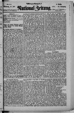 Nationalzeitung vom 27.07.1870