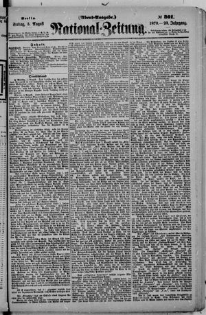 Nationalzeitung on Aug 5, 1870