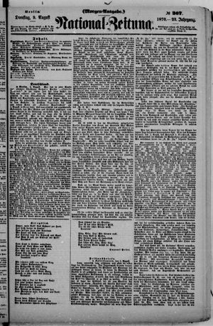 Nationalzeitung vom 09.08.1870