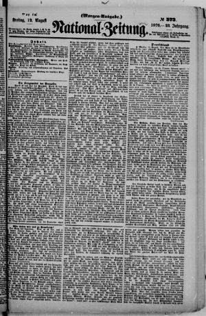 Nationalzeitung vom 12.08.1870