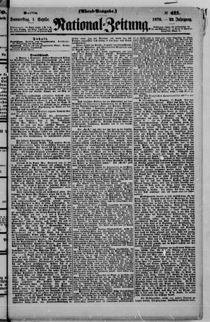 National-Zeitung on Sep 1, 1870