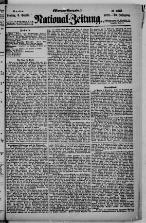 Nationalzeitung on Sep 9, 1870