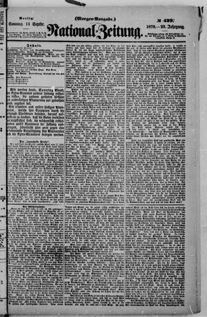Nationalzeitung vom 11.09.1870