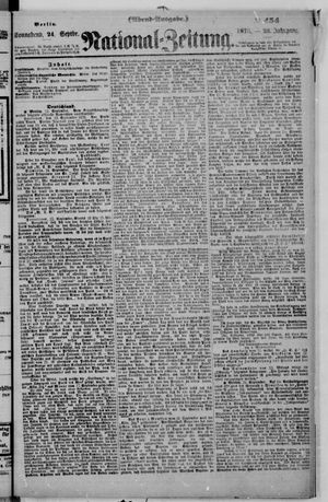National-Zeitung vom 24.09.1870