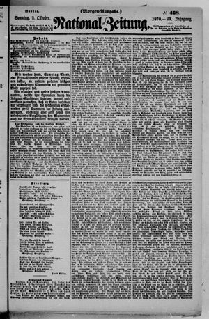 Nationalzeitung vom 02.10.1870