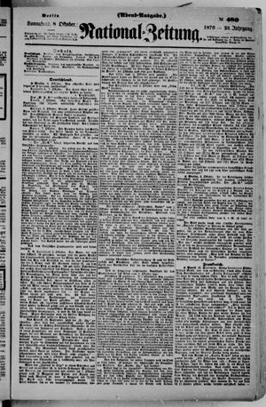 Nationalzeitung vom 08.10.1870