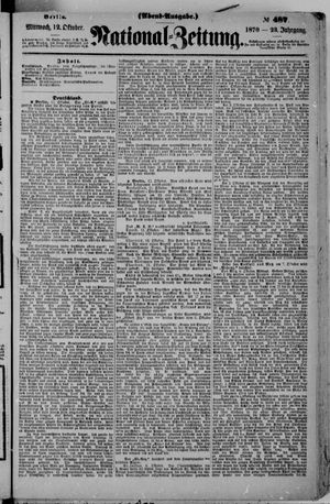 Nationalzeitung vom 12.10.1870