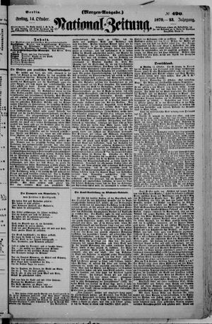 Nationalzeitung on Oct 14, 1870