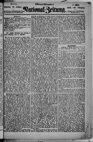 Nationalzeitung vom 16.10.1870