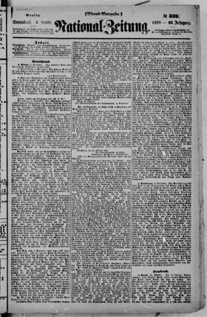 National-Zeitung vom 05.11.1870