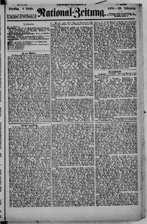Nationalzeitung on Nov 8, 1870